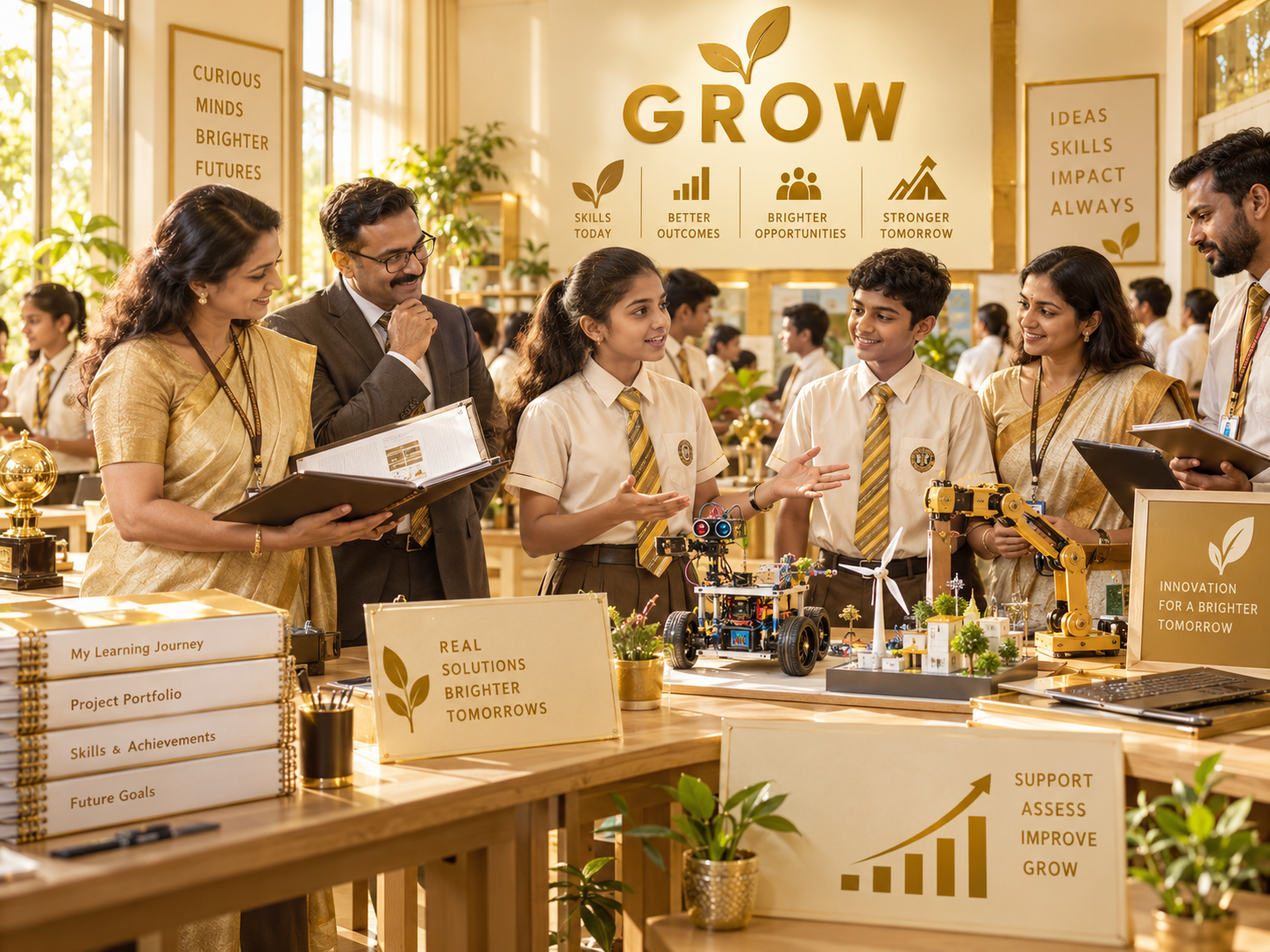 Grow phase of school lab implementation